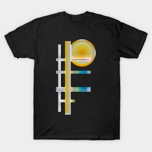 Sunshine Over The City Abstract T-Shirt